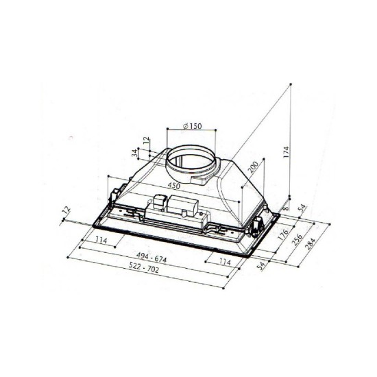 Витяжка кухонна Faber INKA SMART HC X A70 Витяжка кухонна Faber INKA SMART HC X A70