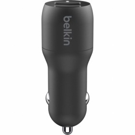 Зарядное устройство Belkin Car Charger 24W Dual USB-A, USB-A - MicroUSB, 1m, black (CCE002BT1MBK)