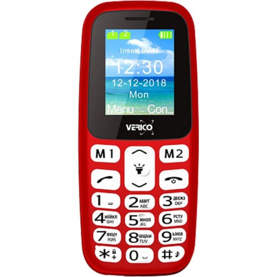 Мобильный телефон Verico Classic A183 Red (4713095608261) Мобильный телефон Verico Classic A183 Red (4713095608261)