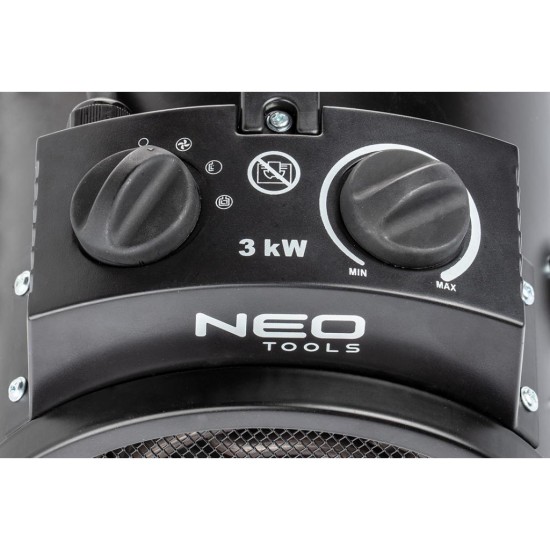 Обігрівач Neo Tools TOOLS 3 кВт, IPX4 (90-068) Обігрівач Neo Tools TOOLS 3 кВт, IPX4 (90-068)