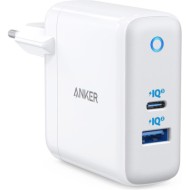Зарядное устройство Anker PowerPort+ Atom III 45W USB-C+15W USB-A (White) (A2322G21)