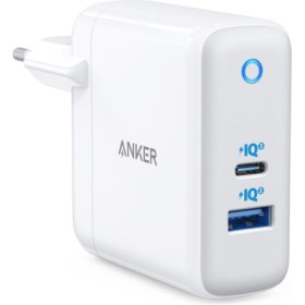 Зарядное устройство Anker PowerPort+ Atom III 45W USB-C+15W USB-A (White) (A2322G21)