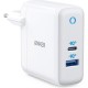 Зарядное устройство Anker PowerPort+ Atom III 45W USB-C+15W USB-A (White) (A2322G21) Зарядное устройство Anker PowerPort+ Atom III 45W USB-C+15W USB-A (White) (A2322G21)