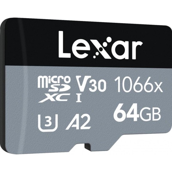 Карта пам'яті Lexar 64GB microSDXC class 10 UHS-I 1066x Silver (LMS1066064G-BNANG) Карта пам'яті Lexar 64GB microSDXC class 10 UHS-I 1066x Silver (LMS1066064G-BNANG)