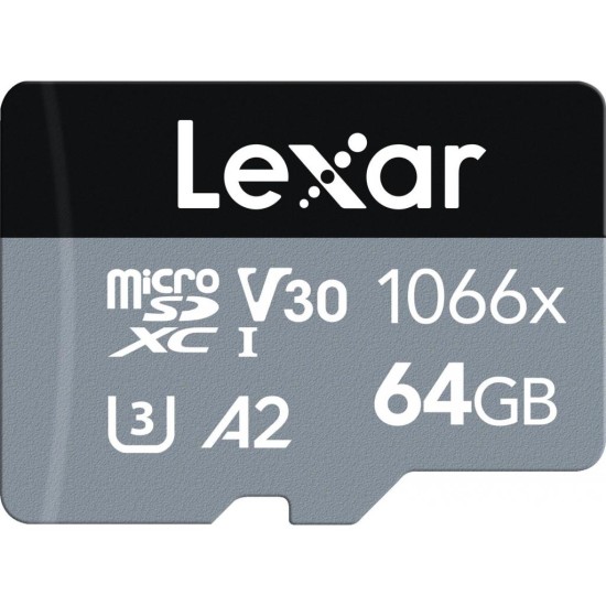 Карта пам'яті Lexar 64GB microSDXC class 10 UHS-I 1066x Silver (LMS1066064G-BNANG) Карта пам'яті Lexar 64GB microSDXC class 10 UHS-I 1066x Silver (LMS1066064G-BNANG)