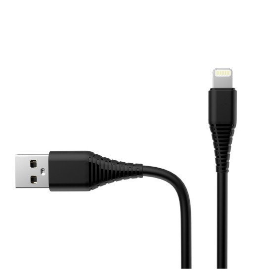 Дата кабель USB 2.0 AM to Lightning 1.0m black ColorWay (CW-CBUL024-BK) Дата кабель USB 2.0 AM to Lightning 1.0m black ColorWay (CW-CBUL024-BK)