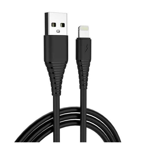 Дата кабель USB 2.0 AM to Lightning 1.0m black ColorWay (CW-CBUL024-BK) Дата кабель USB 2.0 AM to Lightning 1.0m black ColorWay (CW-CBUL024-BK)