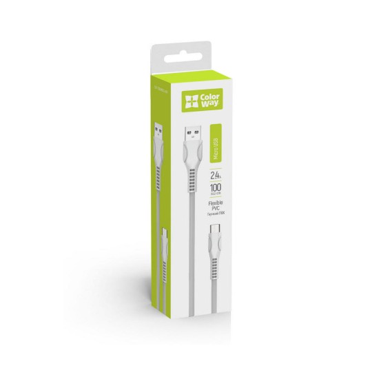 Дата кабель USB 2.0 AM to Micro 5P 1.0m line-drawing white ColorWay (CW-CBUM028-WH) Дата кабель USB 2.0 AM to Micro 5P 1.0m line-drawing white ColorWay (CW-CBUM028-WH)