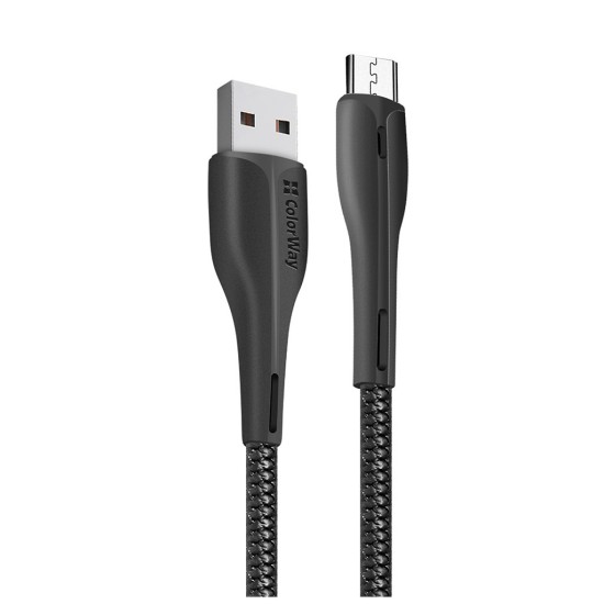 Дата кабель USB 2.0 AM to Micro 5P 1.0m led black ColorWay (CW-CBUM034-BK) Дата кабель USB 2.0 AM to Micro 5P 1.0m led black ColorWay (CW-CBUM034-BK)
