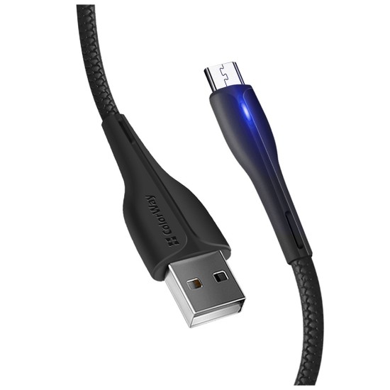 Дата кабель USB 2.0 AM to Micro 5P 1.0m led black ColorWay (CW-CBUM034-BK) Дата кабель USB 2.0 AM to Micro 5P 1.0m led black ColorWay (CW-CBUM034-BK)