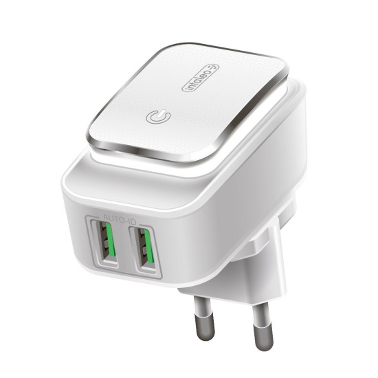 Зарядное устройство Intaleo TCL242 (2USB2.4A) (white) (1283126481130) Зарядное устройство Intaleo TCL242 (2USB2.4A) (white) (1283126481130)