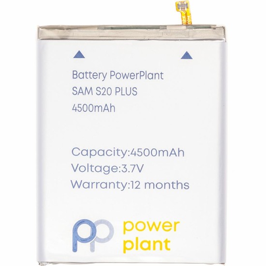 Акумуляторна батарея PowerPlant Samsung Galaxy S20 Plus (EB-BG985ABY) 4500mAh (SM170777) Акумуляторна батарея PowerPlant Samsung Galaxy S20 Plus (EB-BG985ABY) 4500mAh (SM170777)