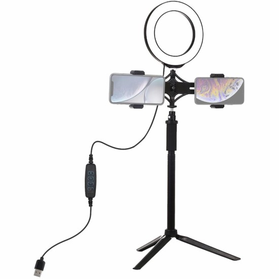 Набір блогера Puluz Ring USB LED lamp 6.2"+ tripod (PKT3038) Набір блогера Puluz Ring USB LED lamp 6.2"+ tripod (PKT3038)