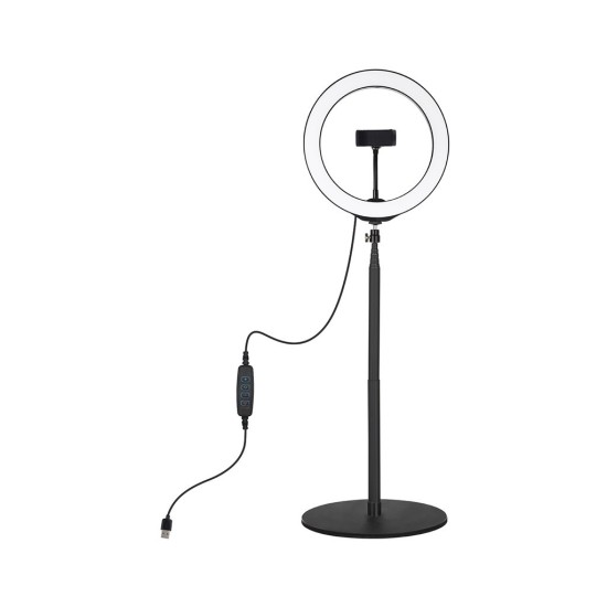 Набір блогера Puluz Ring USB LED lamp 10.2"+ table mount 140cm (PKT3039) Набір блогера Puluz Ring USB LED lamp 10.2"+ table mount 140cm (PKT3039)
