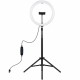 Набор блогера Puluz Ring USB LED lamp PKT3061B 11.8" + tripod 1.65 м (PKT3061B) Набор блогера Puluz Ring USB LED lamp PKT3061B 11.8" + tripod 1.65 м (PKT3061B)
