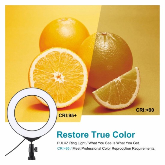 Набор блогера Puluz Ring USB LED lamp PKT3047B 6.2" + table mount (PKT3047B) Набор блогера Puluz Ring USB LED lamp PKT3047B 6.2" + table mount (PKT3047B)