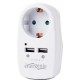 Зарядний пристрій EnerGenie 2 USB x 2.1A (EG-ACU2-02) Зарядний пристрій EnerGenie 2 USB x 2.1A (EG-ACU2-02)