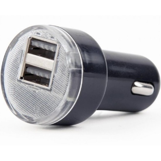 Зарядное устройство EnerGenie USB 2.1A black (EG-U2C2A-CAR-02) Зарядное устройство EnerGenie USB 2.1A black (EG-U2C2A-CAR-02)