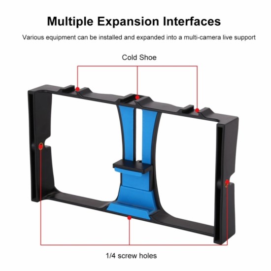 Набір блогера Puluz 4in1 (light, mount, phone holder, microphone) (PKT3023) Набір блогера Puluz 4in1 (light, mount, phone holder, microphone) (PKT3023)