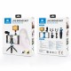 Набір блогера Puluz 4in1 (light, mount, phone holder, microphone) (PKT3023) Набір блогера Puluz 4in1 (light, mount, phone holder, microphone) (PKT3023)