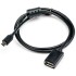 Дата кабель OTG USB 2.0 AF to Mini 5P 0.1m Atcom (12822)