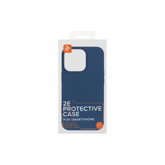 Чехол для мобильного телефона 2E Basic Apple iPhone 13 Pro, Liquid Silicone, Cobalt Blue (2E-IPH-13PR-OCLS-CB) Чехол для мобильного телефона 2E Basic Apple iPhone 13 Pro, Liquid Silicone, Cobalt Blue (2E-IPH-13PR-OCLS-CB)