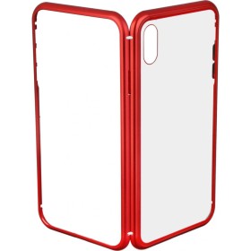 Чохол до мобільного телефона Armorstandart Magnetic Case 1 Gen. iPhone XS Max Clear/Red (ARM53391)