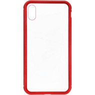 Чохол до мобільного телефона Armorstandart Magnetic Case 1 Gen. iPhone XS Max Clear/Red (ARM53391)