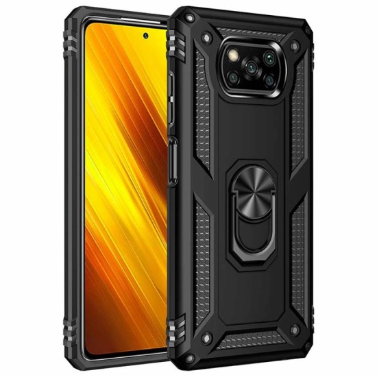 Чохол до мобільного телефона BeCover Military Poco X3 Black (705643) Чохол до мобільного телефона BeCover Military Poco X3 Black (705643)