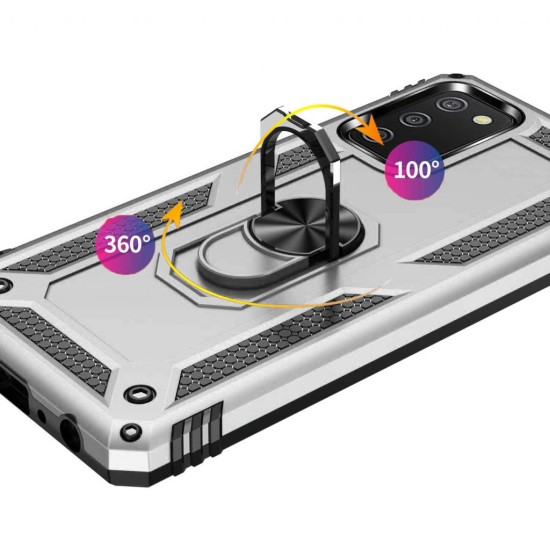 Чохол до мобільного телефона BeCover Military Samsung Galaxy A02s SM-A025/A03s SM-A037/M02s SM-M025 Silver (706015) Чохол до мобільного телефона BeCover Military Samsung Galaxy A02s SM-A025/A03s SM-A037/M02s SM-M025 Silver (706015)