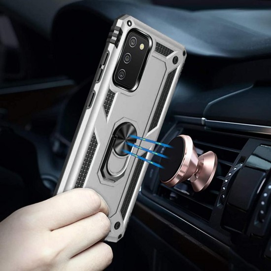 Чохол до мобільного телефона BeCover Military Samsung Galaxy A02s SM-A025/A03s SM-A037/M02s SM-M025 Silver (706015) Чохол до мобільного телефона BeCover Military Samsung Galaxy A02s SM-A025/A03s SM-A037/M02s SM-M025 Silver (706015)