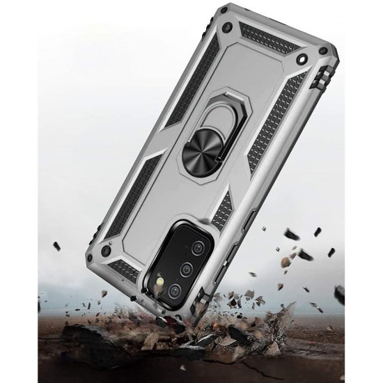 Чохол до мобільного телефона BeCover Military Samsung Galaxy A02s SM-A025/A03s SM-A037/M02s SM-M025 Silver (706015) Чохол до мобільного телефона BeCover Military Samsung Galaxy A02s SM-A025/A03s SM-A037/M02s SM-M025 Silver (706015)