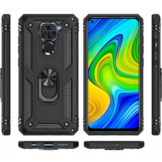 Чохол до мобільного телефона BeCover Military Xiaomi Redmi Note 9 / 10X Black (705582) Чохол до мобільного телефона BeCover Military Xiaomi Redmi Note 9 / 10X Black (705582)