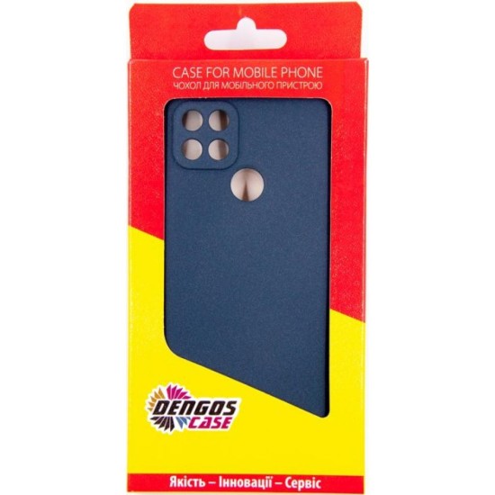 Чохол до мобільного телефона Dengos Carbon OPPO A15/A15s, blue (DG-TPU-CRBN-116) Чохол до мобільного телефона Dengos Carbon OPPO A15/A15s, blue (DG-TPU-CRBN-116)