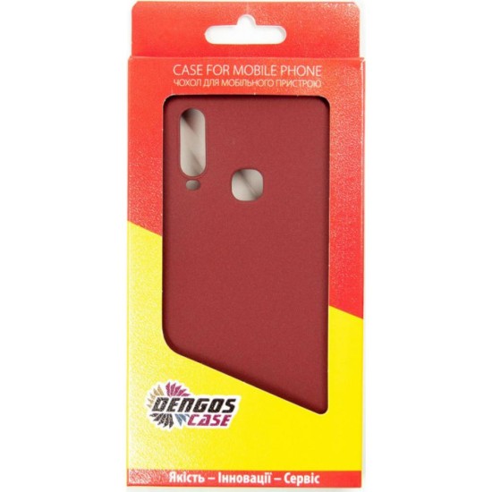 Чохол до мобільного телефона Dengos Carbon Vivo Y15, red (DG-TPU-CRBN-97) (DG-TPU-CRBN-97) Чохол до мобільного телефона Dengos Carbon Vivo Y15, red (DG-TPU-CRBN-97) (DG-TPU-CRBN-97)