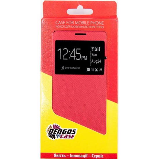 Чохол до мобільного телефона Dengos Flipp-Book Call ID Samsung Galaxy A02 (A022), red (DG-SL-BK-281) Чохол до мобільного телефона Dengos Flipp-Book Call ID Samsung Galaxy A02 (A022), red (DG-SL-BK-281)
