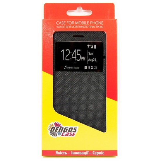 Чохол до мобільного телефона Dengos Flipp-Book Call ID Samsung Galaxy A12 (A125), black (DG-SL-BK-273) Чохол до мобільного телефона Dengos Flipp-Book Call ID Samsung Galaxy A12 (A125), black (DG-SL-BK-273)
