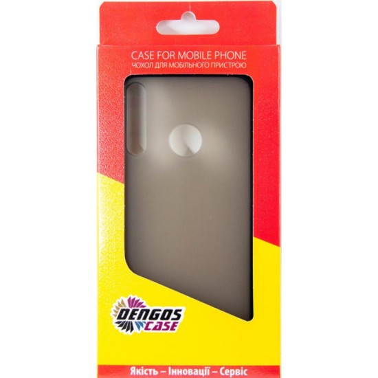 Чохол до мобільного телефона Dengos Matt Huawei P40 Lite E, black (DG-TPU-MATT-45) (DG-TPU-MATT-45) Чохол до мобільного телефона Dengos Matt Huawei P40 Lite E, black (DG-TPU-MATT-45) (DG-TPU-MATT-45)