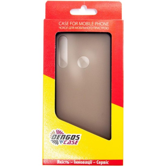 Чохол до мобільного телефона Dengos Matt Huawei Y6P, black (DG-TPU-MATT-54) (DG-TPU-MATT-54) Чохол до мобільного телефона Dengos Matt Huawei Y6P, black (DG-TPU-MATT-54) (DG-TPU-MATT-54)