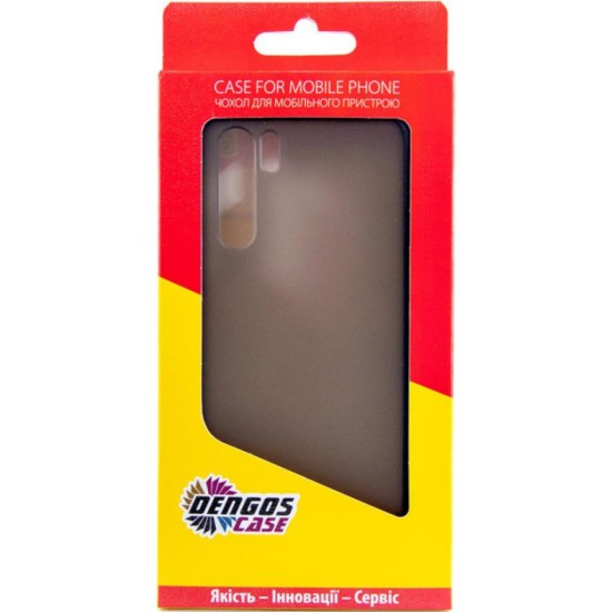 Чохол до мобільного телефона Dengos Matt OPPO A91, black (DG-TPU-MATT-50) (DG-TPU-MATT-50) Чохол до мобільного телефона Dengos Matt OPPO A91, black (DG-TPU-MATT-50) (DG-TPU-MATT-50)