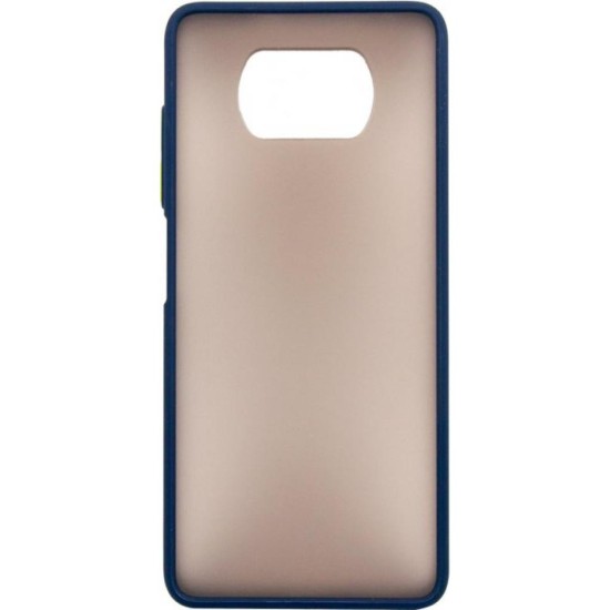 Чохол до мобільного телефона Dengos Matt POCO X3, blue (DG-TPU-MATT-69) Чохол до мобільного телефона Dengos Matt POCO X3, blue (DG-TPU-MATT-69)