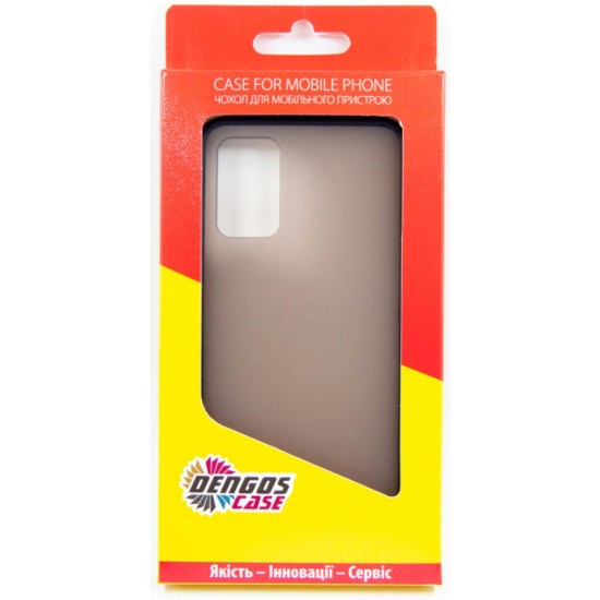 Чехол для мобильного телефона Dengos Matt Samsung Galaxy A02s (A025), black (DG-TPU-MATT-65) Чехол для мобильного телефона Dengos Matt Samsung Galaxy A02s (A025), black (DG-TPU-MATT-65)