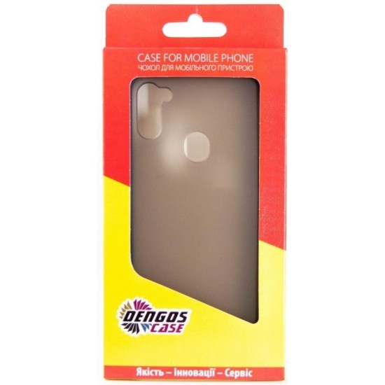 Чохол до мобільного телефона Dengos Matt Samsung Galaxy M11, black (DG-TPU-MATT-47) (DG-TPU-MATT-47) Чохол до мобільного телефона Dengos Matt Samsung Galaxy M11, black (DG-TPU-MATT-47) (DG-TPU-MATT-47)