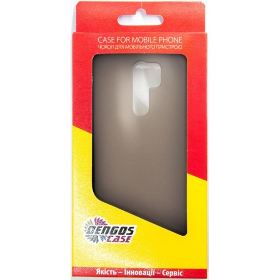 Чохол до мобільного телефона Dengos Matt Xiaomi Redmi 9, black (DG-TPU-MATT-57) (DG-TPU-MATT-57) Чохол до мобільного телефона Dengos Matt Xiaomi Redmi 9, black (DG-TPU-MATT-57) (DG-TPU-MATT-57)