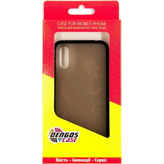 Чехол для мобильного телефона Dengos Samsung Galaxy A01 (black) (DG-TPU-MATT-32) Чехол для мобильного телефона Dengos Samsung Galaxy A01 (black) (DG-TPU-MATT-32)