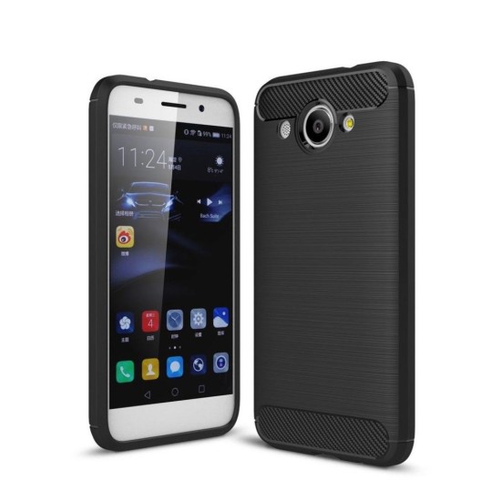 Чохол до мобільного телефона для Huawei Y3 2017 Carbon Fiber (Black) Laudtec (LT-HY32017B) Чохол до мобільного телефона для Huawei Y3 2017 Carbon Fiber (Black) Laudtec (LT-HY32017B)