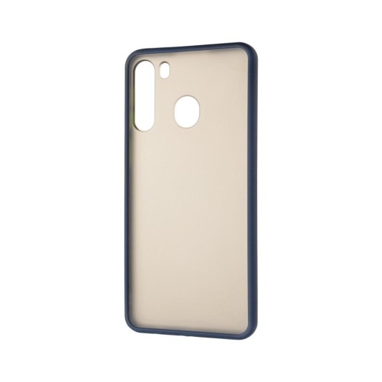 Чохол до мобільного телефона Gelius Bumper Mat Case for Samsung A215 (A21) Blue (00000079432) Чохол до мобільного телефона Gelius Bumper Mat Case for Samsung A215 (A21) Blue (00000079432)