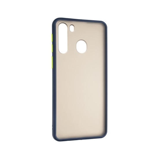 Чохол до мобільного телефона Gelius Bumper Mat Case for Samsung A215 (A21) Blue (00000079432) Чохол до мобільного телефона Gelius Bumper Mat Case for Samsung A215 (A21) Blue (00000079432)