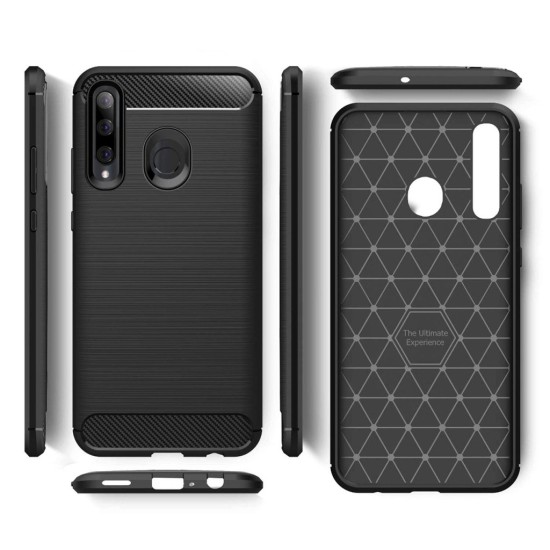 Чехол для мобильного телефона Laudtec для Huawei P Smart 2019 Carbon Fiber (Black) (LT-PST19) Чехол для мобильного телефона Laudtec для Huawei P Smart 2019 Carbon Fiber (Black) (LT-PST19)
