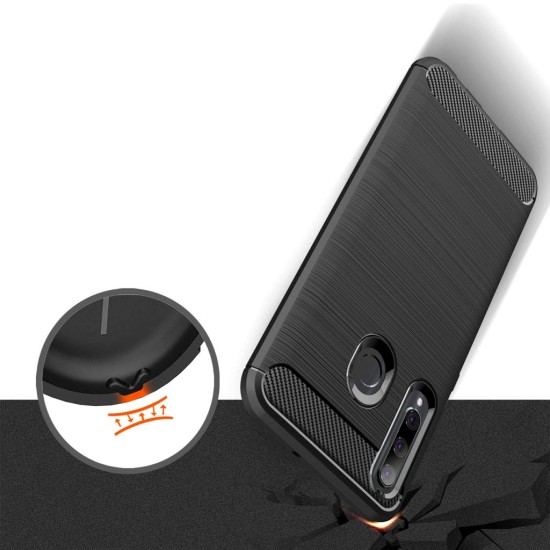 Чехол для мобильного телефона Laudtec для Huawei P Smart 2019 Carbon Fiber (Black) (LT-PST19) Чехол для мобильного телефона Laudtec для Huawei P Smart 2019 Carbon Fiber (Black) (LT-PST19)
